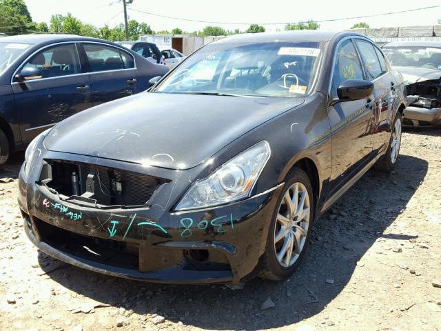 JN1CV6AR1DM752080 - 2013 INFINITI G37 BLACK photo 2