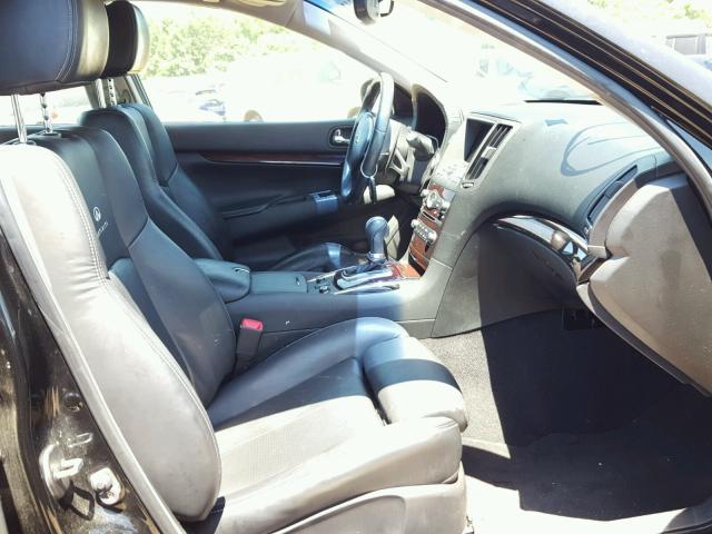 JN1CV6AR1DM752080 - 2013 INFINITI G37 BLACK photo 5