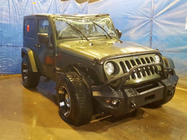 1J4FA54108L622030 - 2008 JEEP WRANGLER S GREEN photo 1