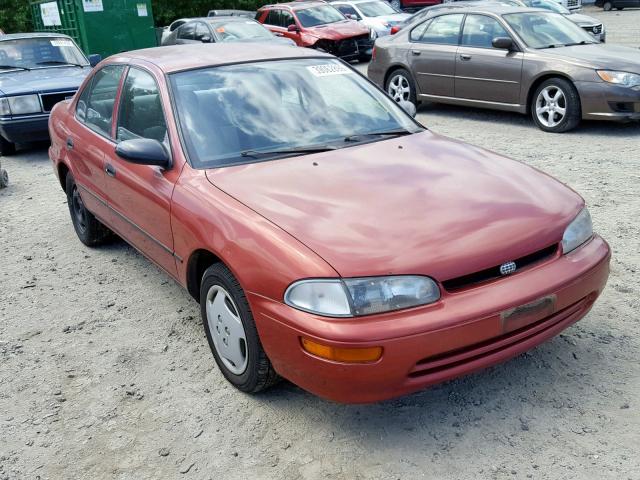 1Y1SK5266VZ446721 - 1997 GEO PRIZM BASE 红色 照片 1
