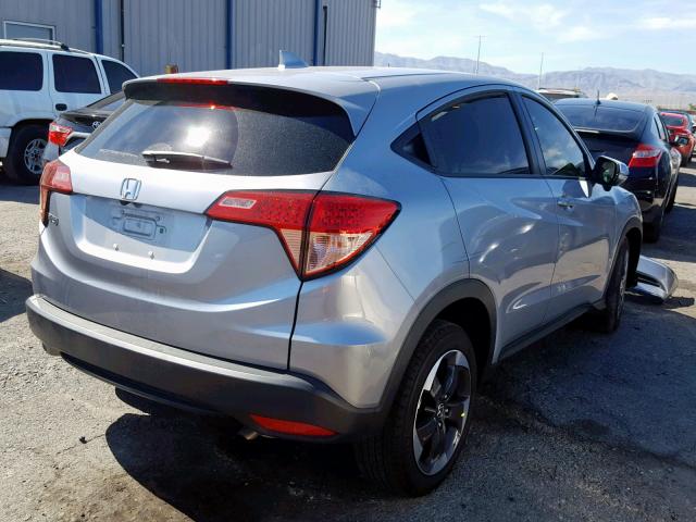 3CZRU5H55JM721710 - 2018 HONDA HR-V EX SILVER photo 4