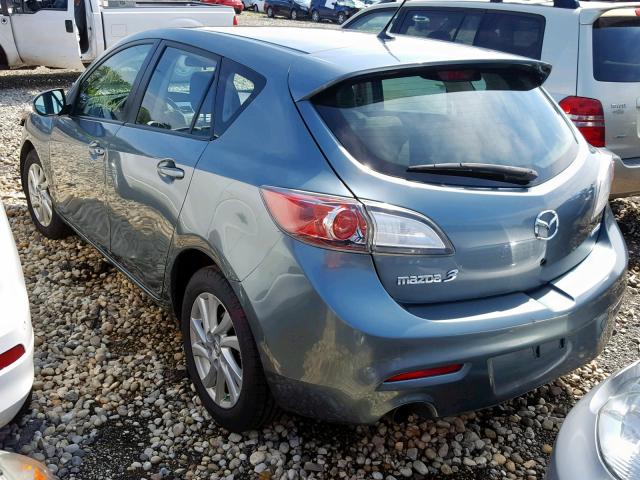 JM1BL1L7XC1593900 - 2012 MAZDA 3 I TEAL photo 3