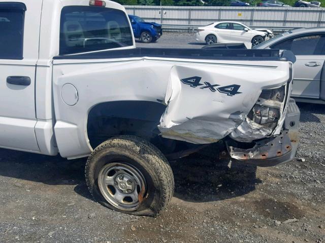 1D7HW28N45S158954 - 2005 DODGE DAKOTA QUA WHITE photo 9