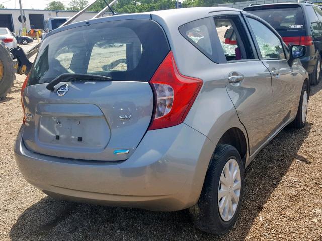 3N1CE2CP6FL404762 - 2015 NISSAN VERSA NOTE CHARCOAL photo 4