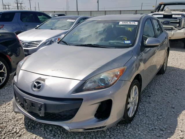 JM1BL1L88C1595606 - 2012 MAZDA 3 I SILVER photo 2