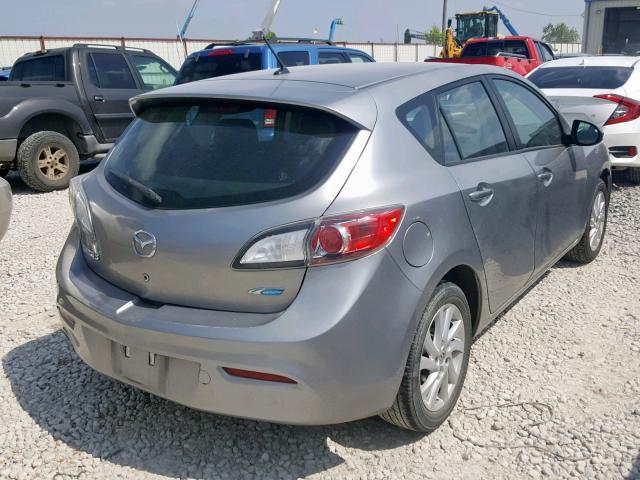 JM1BL1L88C1595606 - 2012 MAZDA 3 I SILVER photo 4