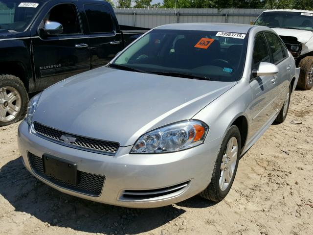 2G1WB5E34G1105166 - 2016 CHEVROLET IMPALA LIM SILVER photo 2