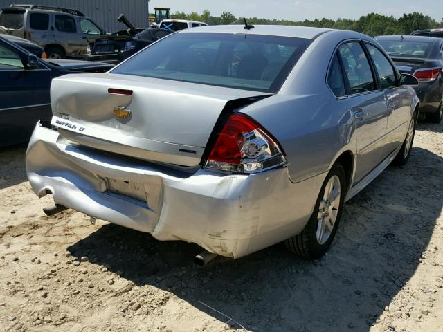 2G1WB5E34G1105166 - 2016 CHEVROLET IMPALA LIM SILVER photo 4