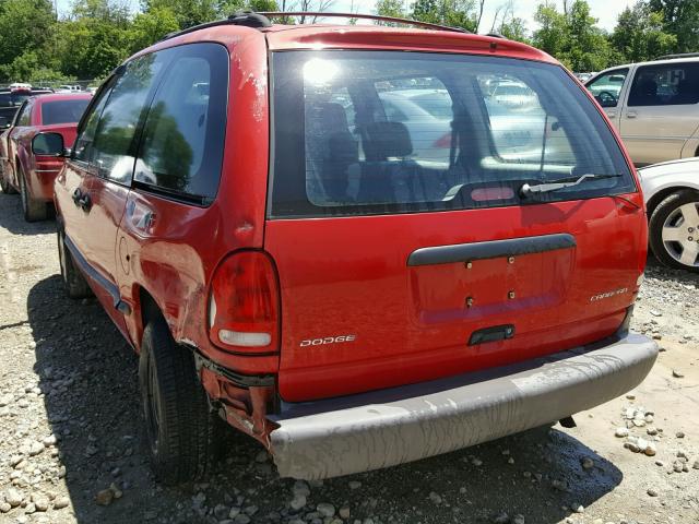 2B4FP25B6YR782167 - 2000 DODGE CARAVAN RED photo 3