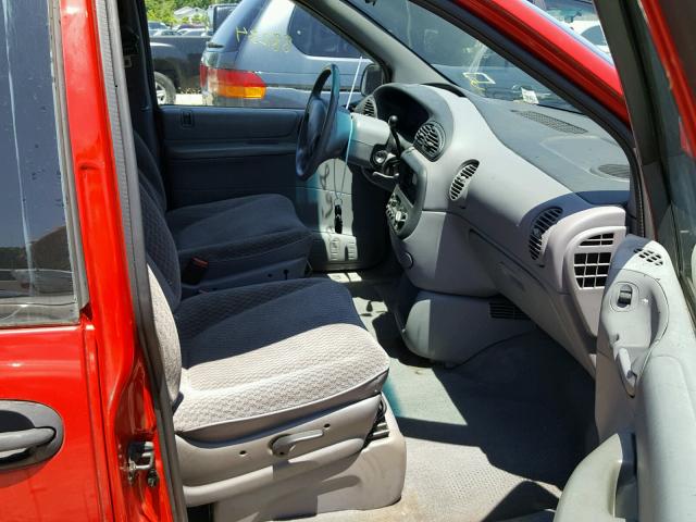 2B4FP25B6YR782167 - 2000 DODGE CARAVAN RED photo 5