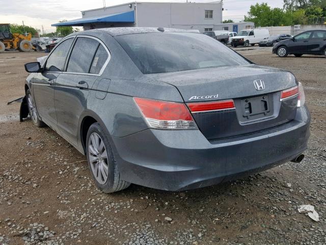 1HGCP2F88BA005866 - 2011 HONDA ACCORD EXL GRAY photo 3