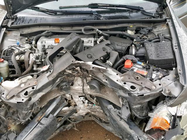 1HGCP2F88BA005866 - 2011 HONDA ACCORD EXL GRAY photo 7