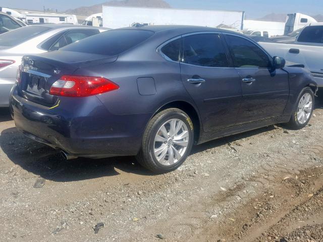 JN1BY1AP5BM323428 - 2011 INFINITI M37 GRAY photo 4