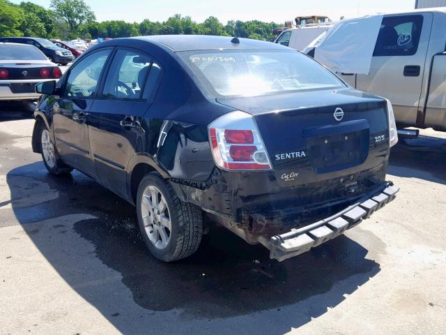 3N1AB61E87L714230 - 2007 NISSAN SENTRA 2.0 BLACK photo 3