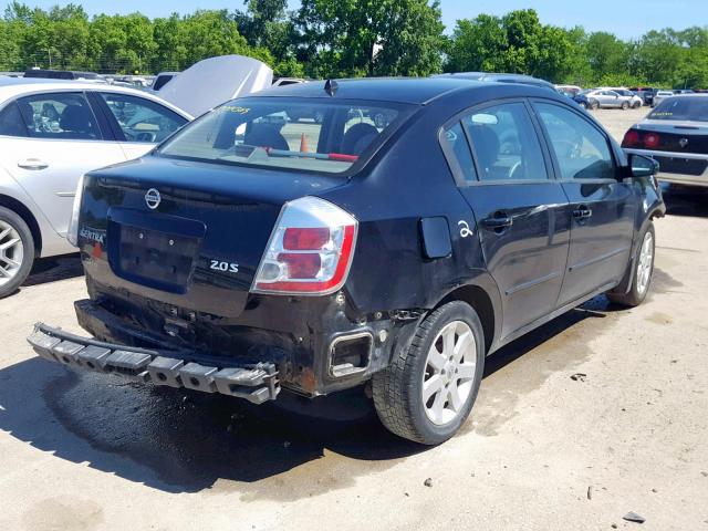 3N1AB61E87L714230 - 2007 NISSAN SENTRA 2.0 BLACK photo 4