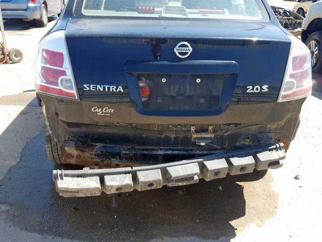 3N1AB61E87L714230 - 2007 NISSAN SENTRA 2.0 BLACK photo 9