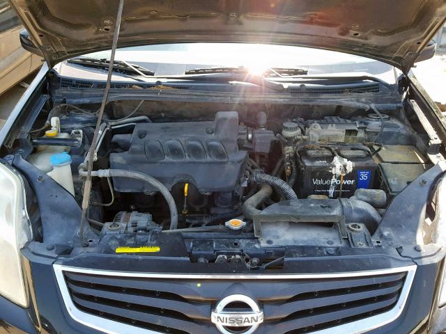 3N1AB6AP2AL636956 - 2010 NISSAN SENTRA 2.0 BLACK photo 7