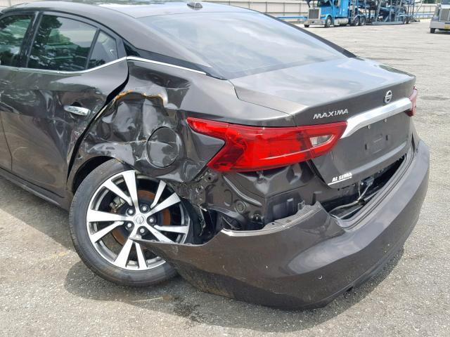 1N4AA6AP5GC410405 - 2016 NISSAN MAXIMA 3.5 GRAY photo 9