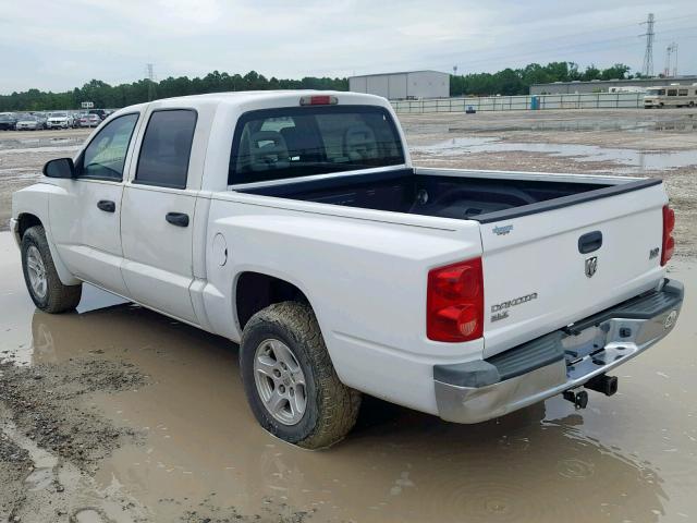 1D7HE48N66S502316 - 2006 DODGE DAKOTA QUA WHITE photo 3