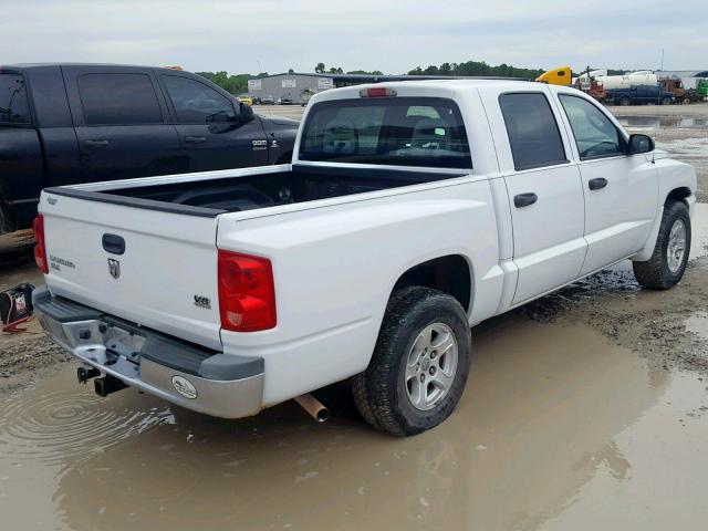 1D7HE48N66S502316 - 2006 DODGE DAKOTA QUA WHITE photo 4