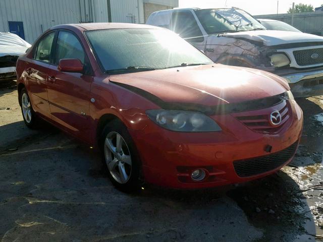 JM1BK323161530282 - 2006 MAZDA 3 S RED photo 1