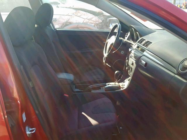 JM1BK323161530282 - 2006 MAZDA 3 S RED photo 5