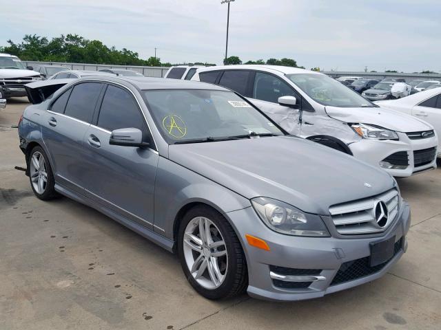 WDDGF4HB1DR259050 - 2013 MERCEDES-BENZ C 250 GRAY photo 1