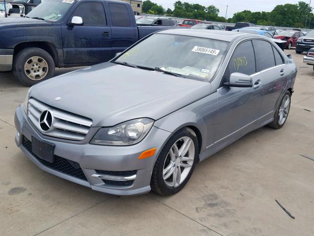 WDDGF4HB1DR259050 - 2013 MERCEDES-BENZ C 250 GRAY photo 2