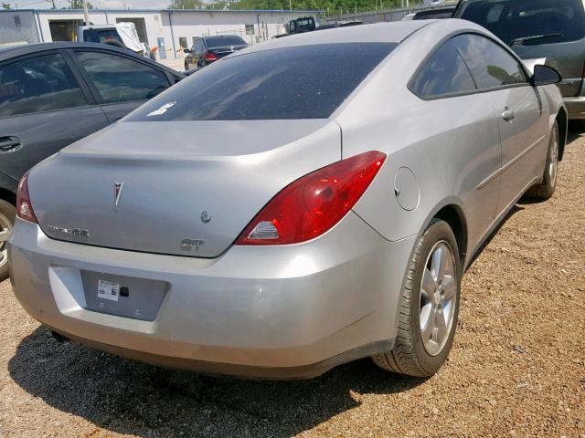 1G2ZH158064159966 - 2006 PONTIAC G6 GT GRAY photo 4