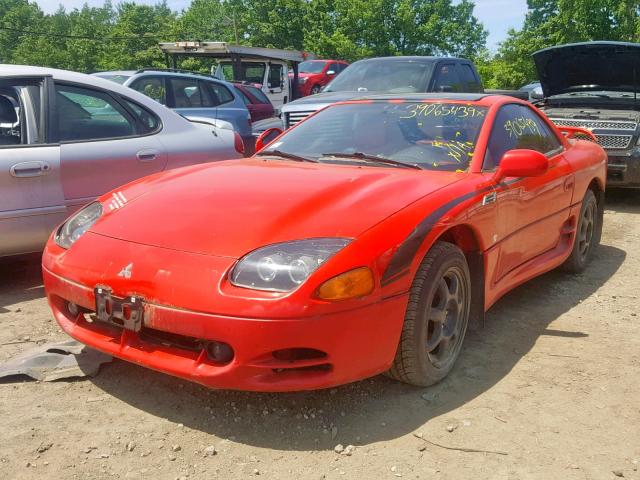 JA3AM64J6RY037663 - 1994 MITSUBISHI 3000 GT SL RED photo 2