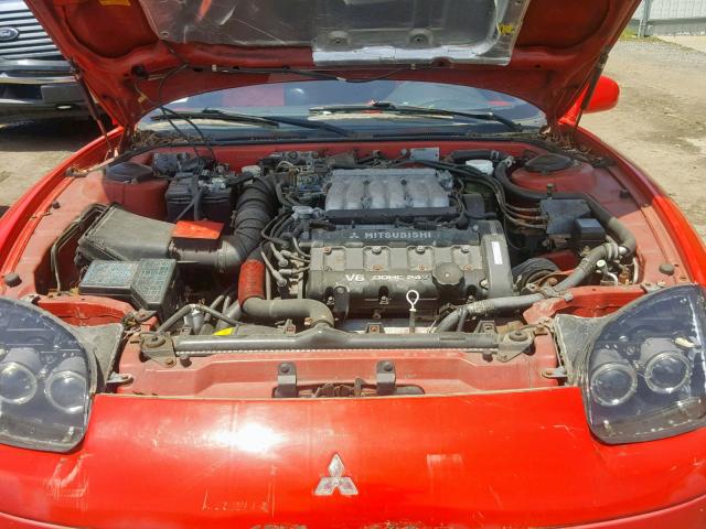 JA3AM64J6RY037663 - 1994 MITSUBISHI 3000 GT SL RED photo 7