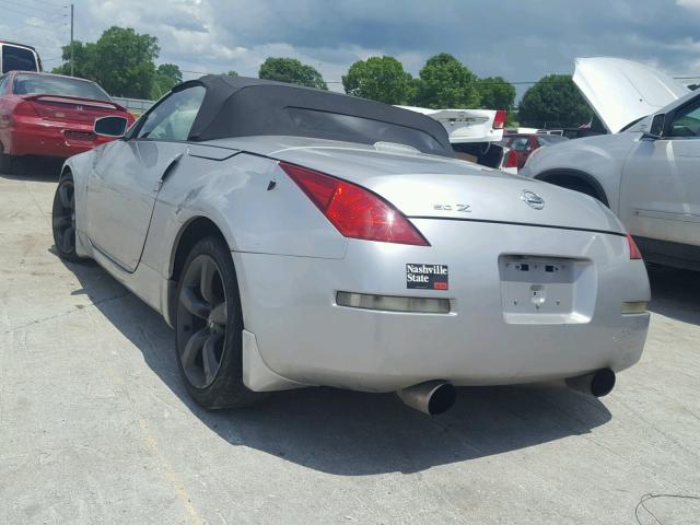 JN1AZ36D54T110331 - 2004 NISSAN 350Z ROADS SILVER photo 3