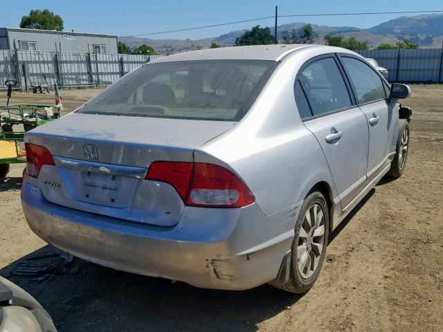 19XFA1F92BE029450 - 2011 HONDA CIVIC EXL 银色 照片 4