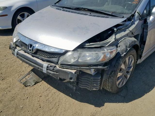 19XFA1F92BE029450 - 2011 HONDA CIVIC EXL 银色 照片 9