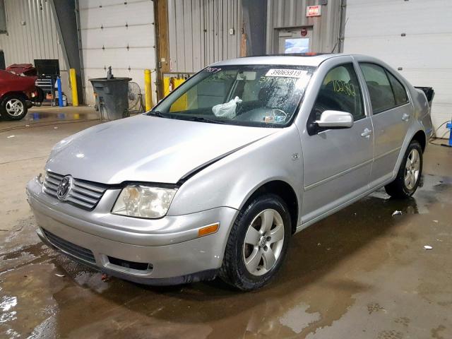 3VWSK69M15M072807 - 2005 VOLKSWAGEN JETTA GLS SILVER photo 2