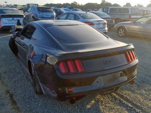 1FA6P8CF0G5279733 - 2016 FORD MUSTANG GT BLACK photo 3