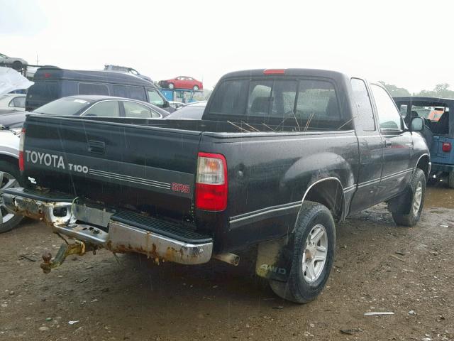 JT4UN24D9V0043058 - 1997 TOYOTA T100 XTRAC BLACK photo 4