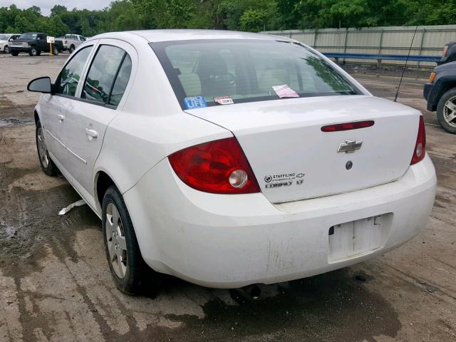 1G1AL55F077213871 - 2007 CHEVROLET COBALT LT WHITE photo 3