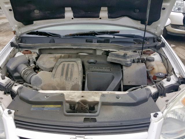 1G1AL55F077213871 - 2007 CHEVROLET COBALT LT WHITE photo 7