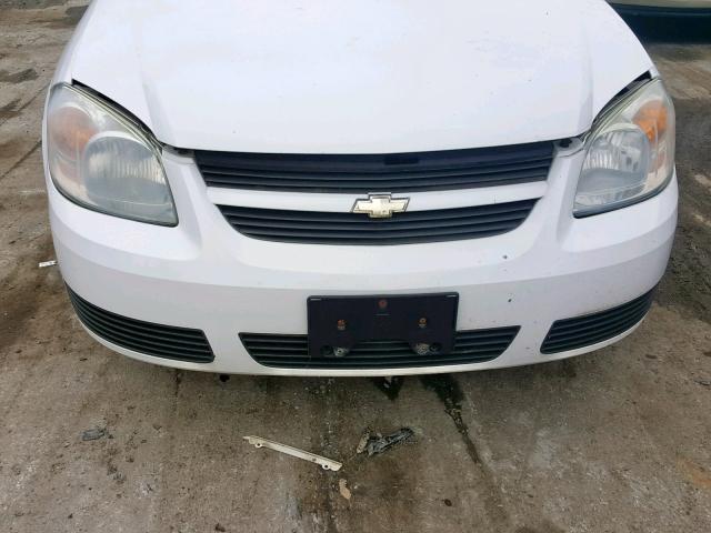 1G1AL55F077213871 - 2007 CHEVROLET COBALT LT WHITE photo 9