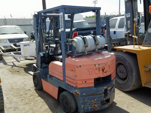 N0V1NF0UND1 - 1993 TOYOTA FORKLIFT ORANGE photo 3