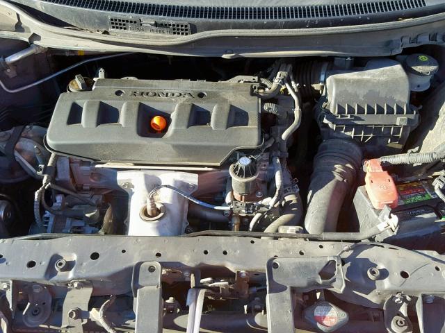 2HGFB2F97CH505444 - 2012 HONDA CIVIC EXL GRAY photo 7