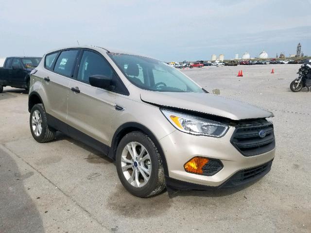 1FMCU0F78HUA99043 - 2017 FORD ESCAPE S GOLD photo 1