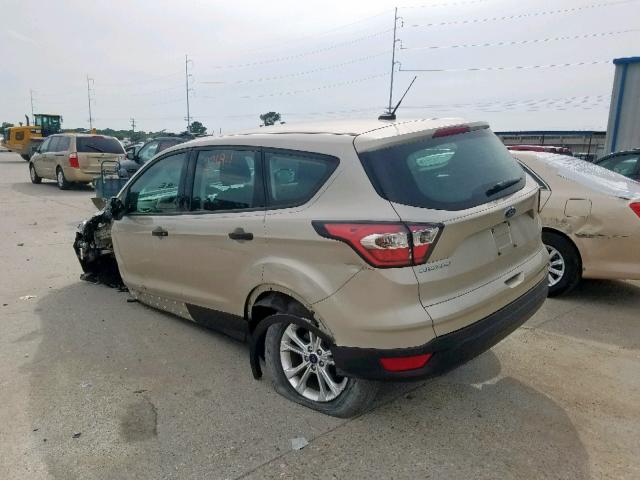 1FMCU0F78HUA99043 - 2017 FORD ESCAPE S GOLD photo 3