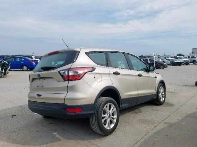 1FMCU0F78HUA99043 - 2017 FORD ESCAPE S GOLD photo 4