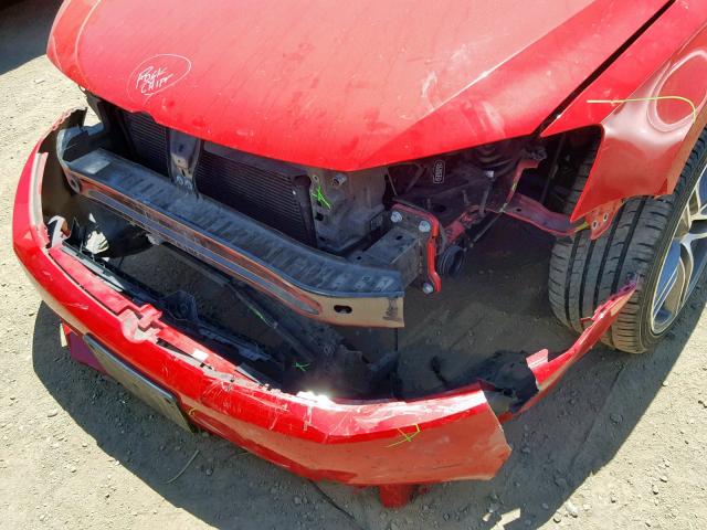 3VW2K7AJ3EM310521 - 2014 VOLKSWAGEN JETTA BASE RED photo 9