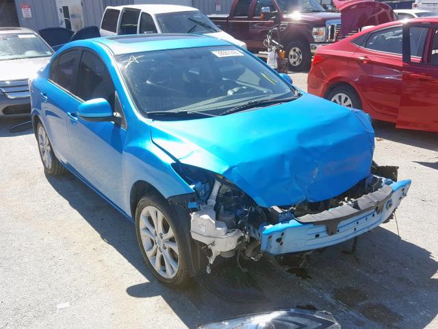 JM1BL1S5XA1251361 - 2010 MAZDA 3 S BLUE photo 1