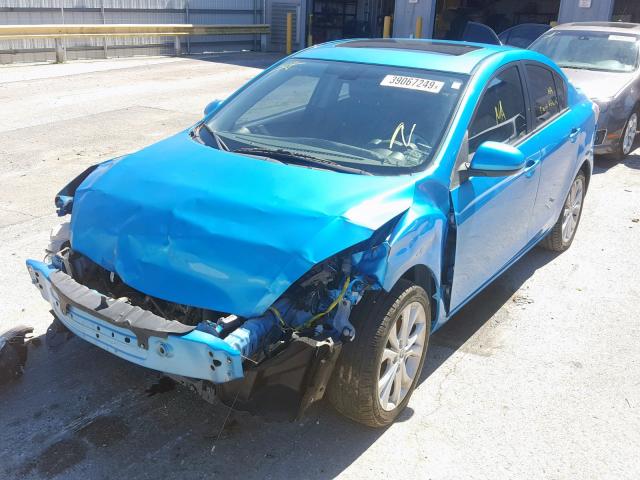 JM1BL1S5XA1251361 - 2010 MAZDA 3 S BLUE photo 2