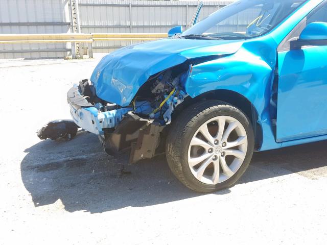 JM1BL1S5XA1251361 - 2010 MAZDA 3 S BLUE photo 9