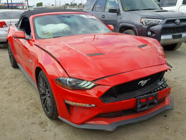 1FATP8FF1J5177329 - 2018 FORD MUSTANG GT RED photo 1